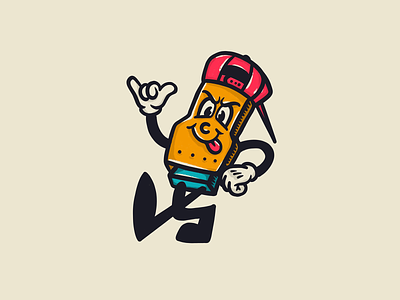 FHA Squeegee Mascot character characterdesign illustration mascot mascot character procreate screenprinting squeegee