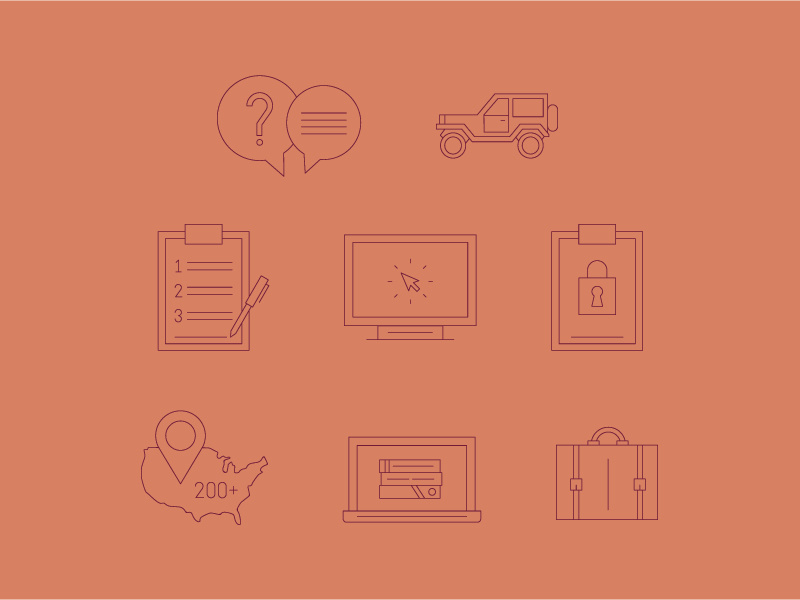 Banking Icons design illustration minimal design icon design icons
