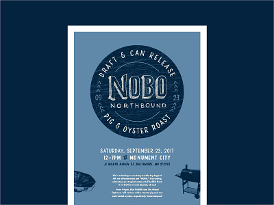 NOBO Poster beer design event branding graphic design lettering poster design