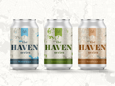 The Haven Series baltimore beer label graphic design package design