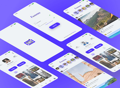 Exploration Famous App app ui ux