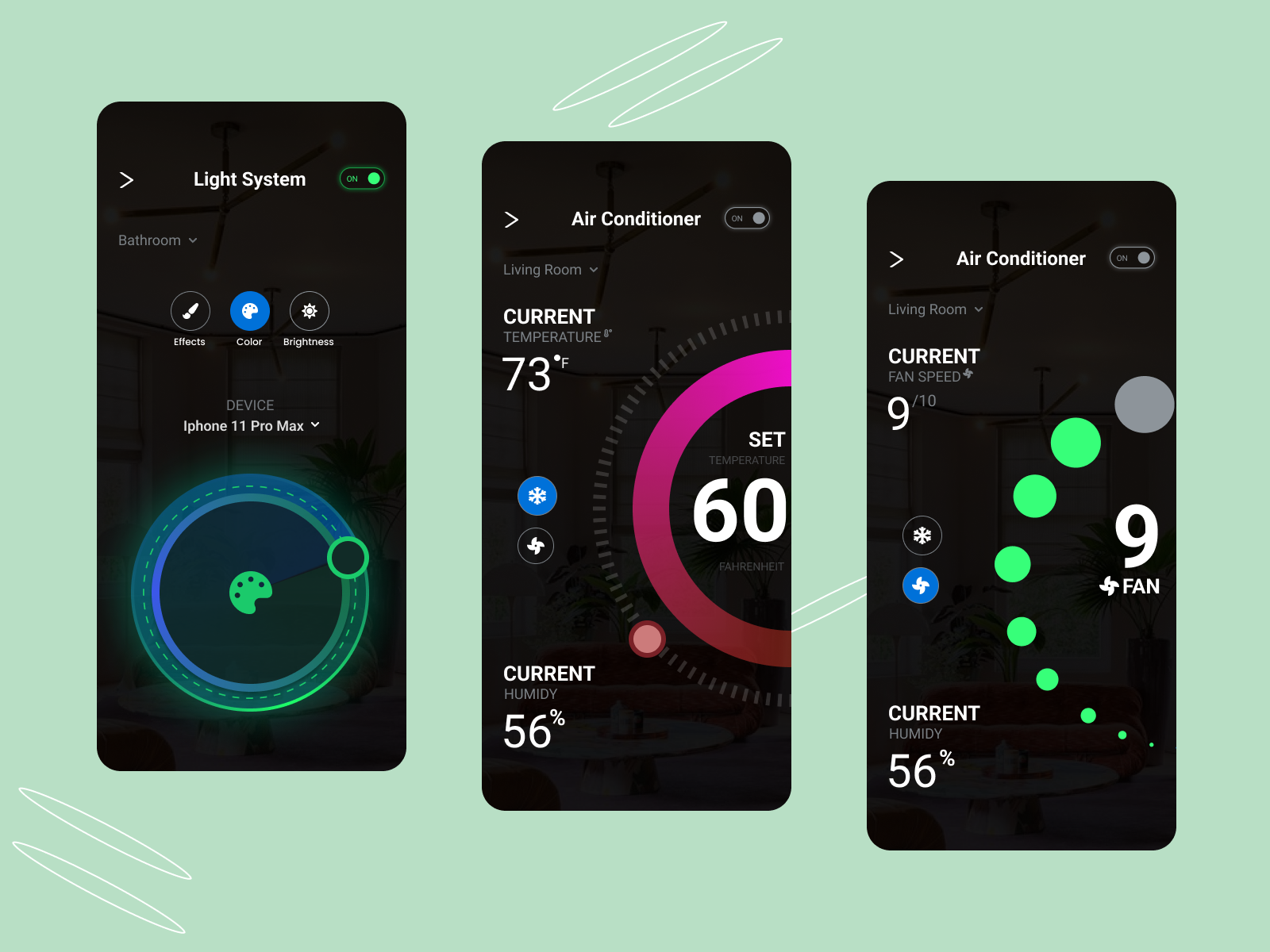 Homekit UI by Oladele Bukola on Dribbble