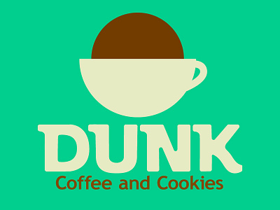 Dunk coffee cookies dunk logo