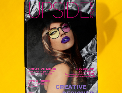 Magazine Cover "Upside Down" adobe creative cloud design illustrator magazine magazine cover photoshop