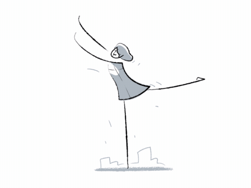 Stick n' Stone - Animation after effects animation ballet character dance illustration motion
