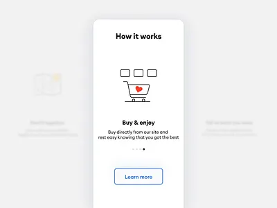 Curated - How it works after effects animation check hand how it work icon icon animation illustration map micro animation motion onboarding pin shopping ui ux walkthrough