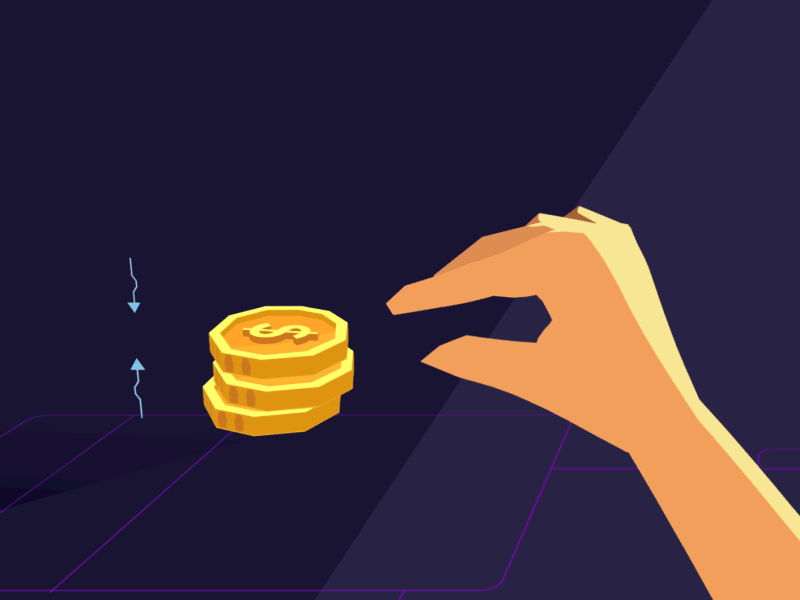Animation Cut Costs after effects animation character coin monster motion