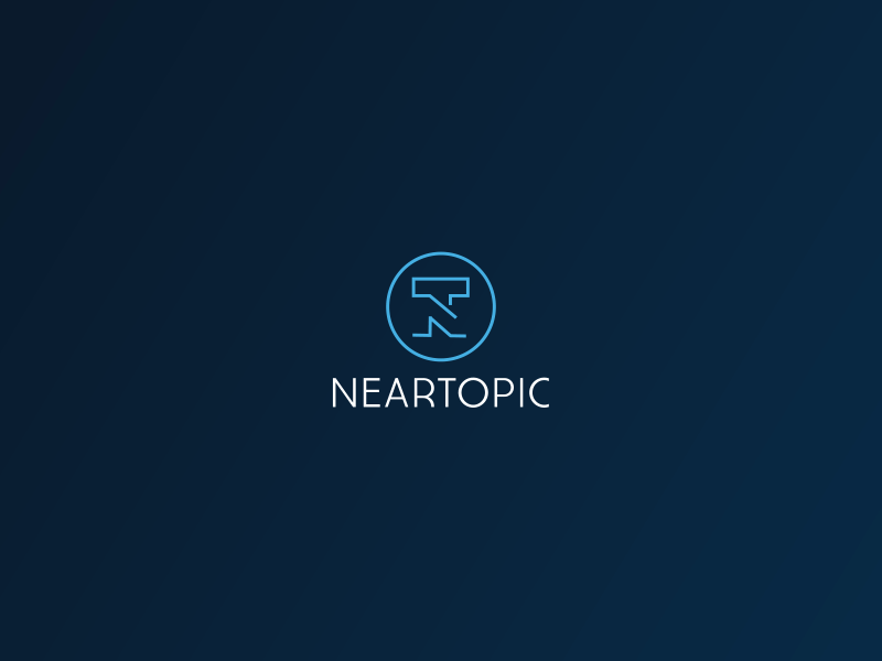 NearTopic - Logo Animation after effects animation circle design logo stroke topic