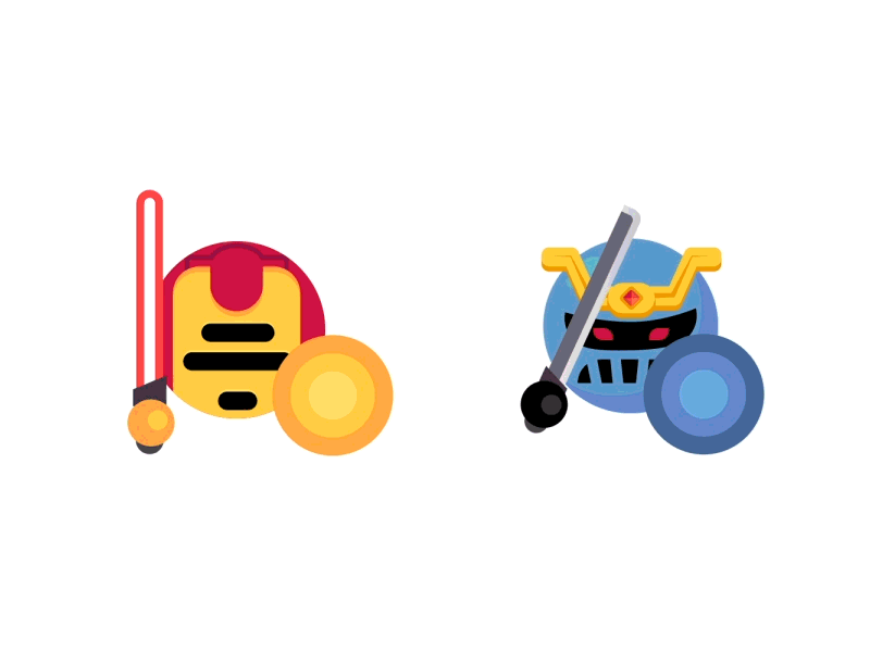 Sticker Knight.IO angry animation character funny knight sticker