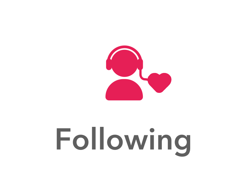 Follow/Following - iconAnimation