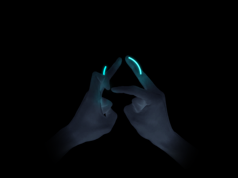 Loading animation - Finger Concept (freebie) after effects animation challenger dark finger freebie gif glow hand loading looping motion neon vietnam yupncollab