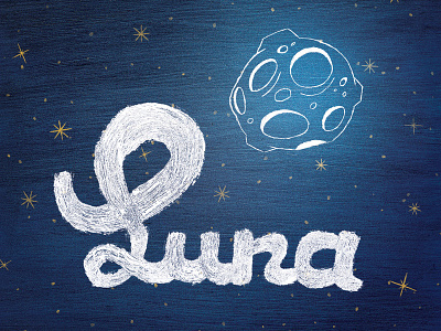 Luna brush copic drawn hand lettering marker type typography