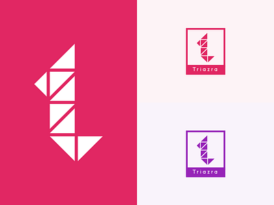 Logo Design - Triazra bold branding design identity illustration logo triangle