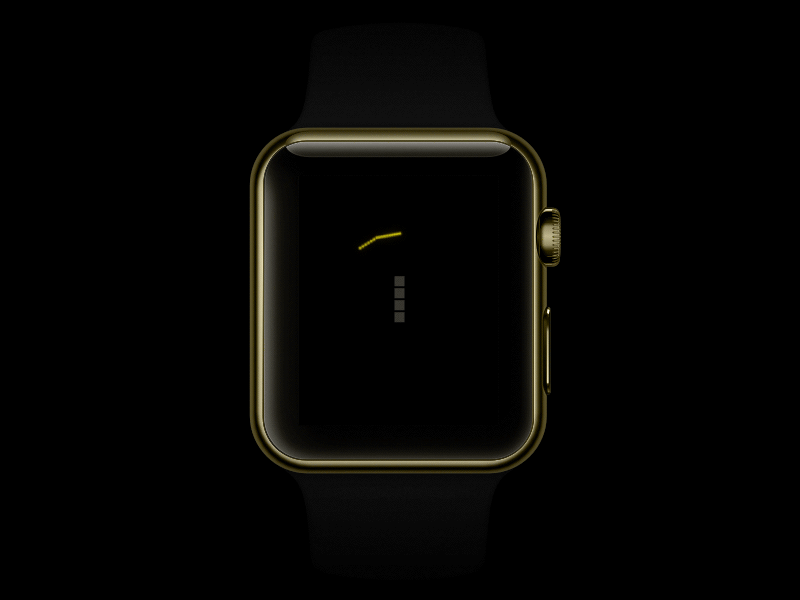 Apple Watch Tetris game ⌚ animation black design game interaction iwatch tetris ui ux watches