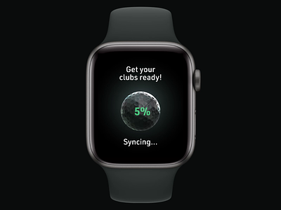 Apple Watch multi-player golfing 3d app apple watch apple watch design c4d cinema4d design interaction interaction design ixd motion motion design product design ui user experience user interface ux watch