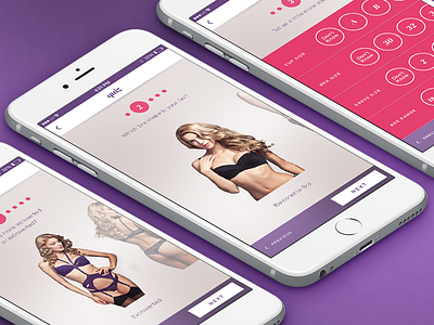 Lingerie App UI iphone lingerie mobile sexy ui