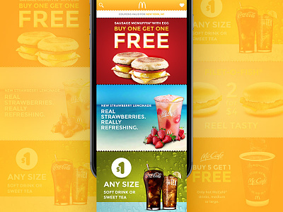 McCoupons App app coupon food mcdonalds