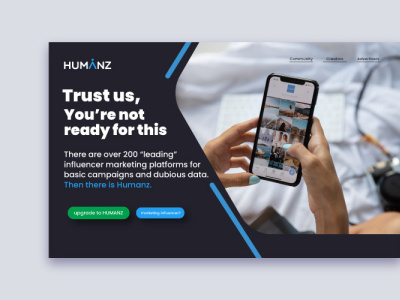 Humanz Landing page landing page