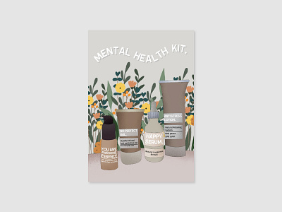 Mental Health Kit design graphic design illustration vector