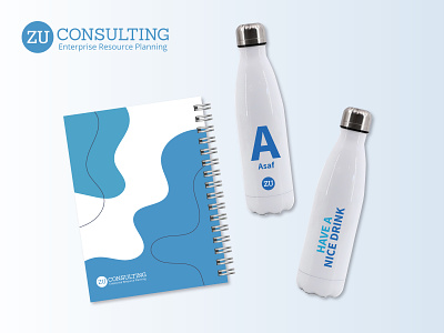 Employee gift kit -ZU Consulting branding design graphic design logo vector