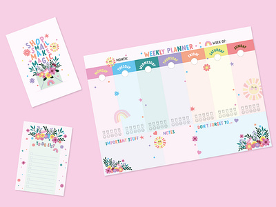 Shine Bright Stationary Design