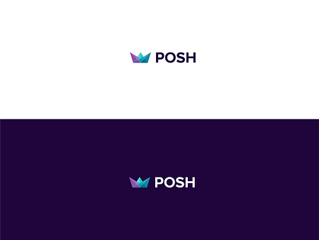 Posh wordpress theme logo design by Utopia Branding on Dribbble