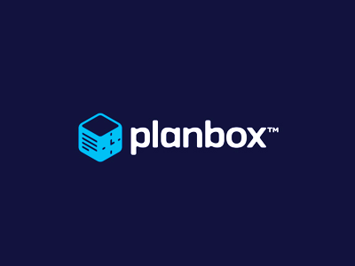 Planbox logo design big companies box efficiency efficiently focused logo logo design organized plan work deliver planning project management tool small groups taks time productivity