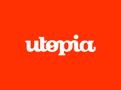 Utopia branding agency logo design