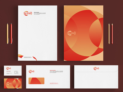 Blend Consulting identity / stationery design