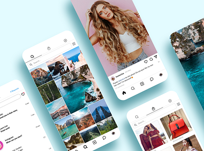 Case Study - Instagram Redesign app design instagram mobile app mobile app design mobile ui ui ux ux design uxdesign uxui