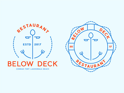 Restaurant Logo branding logo restaurant sea