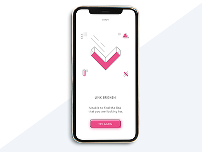 Abstract Geometry UI design adobexd app design illustration minimal ui ux vector