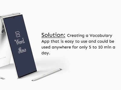 Word Flow app case design ui