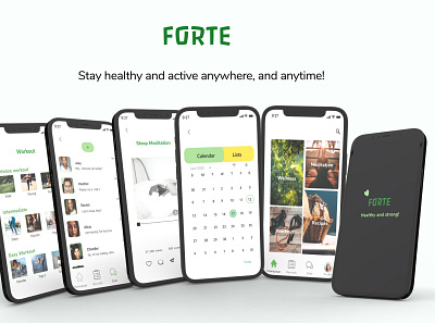 Forte app case design ui ux