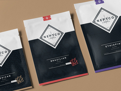 Neptco Coffee branding coffee design logo packaging tea