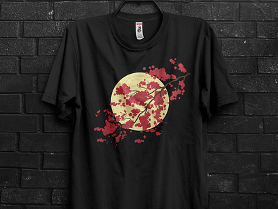 Cherry Blossom Design T-Shirt