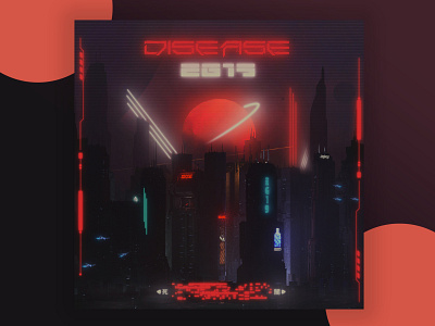 Work #100 aesthetic atmosphere cyber design geometry graphic design sci fi synthwave