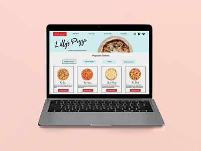 Restaurant Website UI Redesign branding design refresh ui ux web