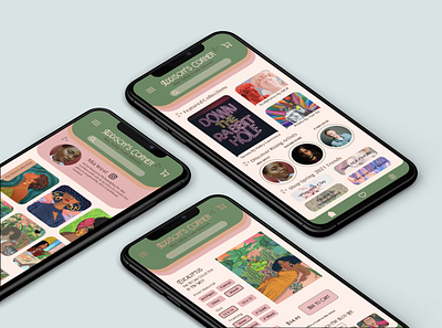 Addisons Corner: A Platform to Buy, Sell, and Trade Artwork app artwork design sales shopping ui unique ux