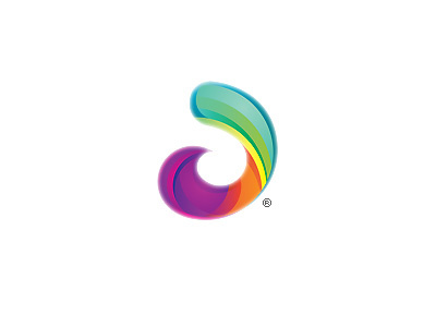 Mark colorful energy haircut logo mark monogram