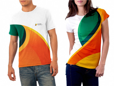 Prime T-shirts branding colorfull corporate style fresh id identity logo shirts