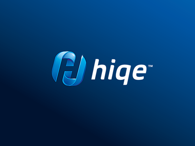 Hiqe 3d h hiqe logo mark negative sign space web