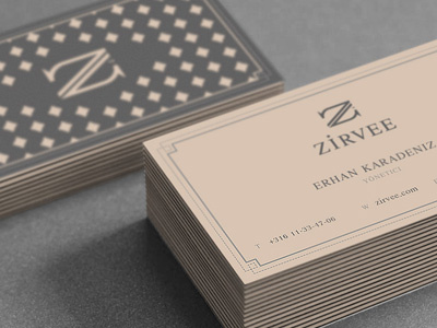 Z Card brand card fashion lifestyle logo luxury zirvee
