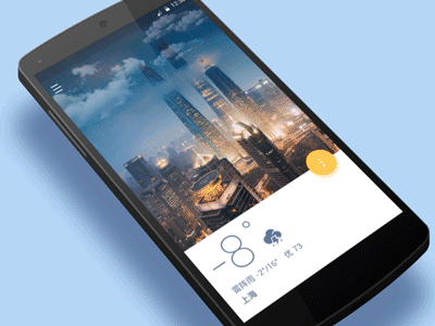 Weather App Design-1 material design ui design