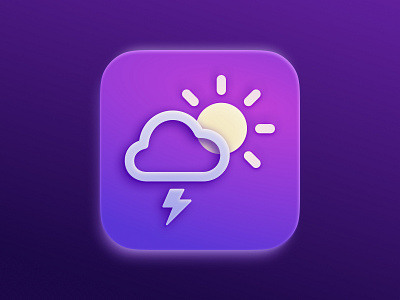 Weather forecast icon