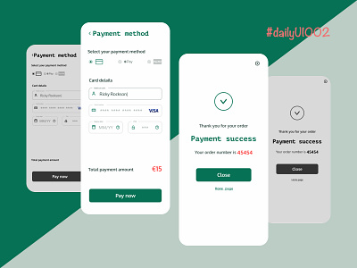 #DailyUI_002 Checkout checkout mobile dailyui design graphic design ui ux