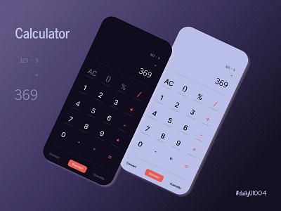 DailyUI#004 Calculator calculator dailyui design graphic design landing page web design ui ux