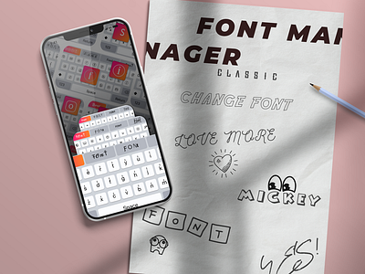 Font Manager UI Design