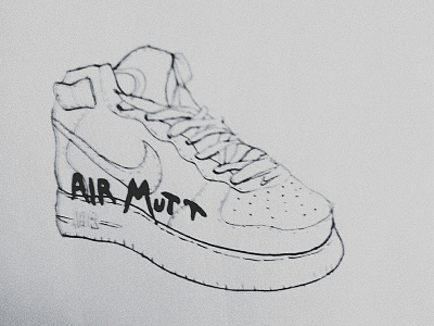 Air Mutt 2017 dada doodle duchamp nike