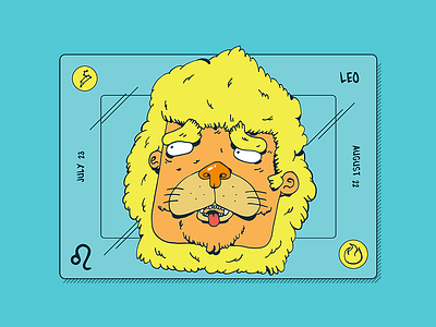 Leo astrology characters illustrations shop supremeninja totebags website